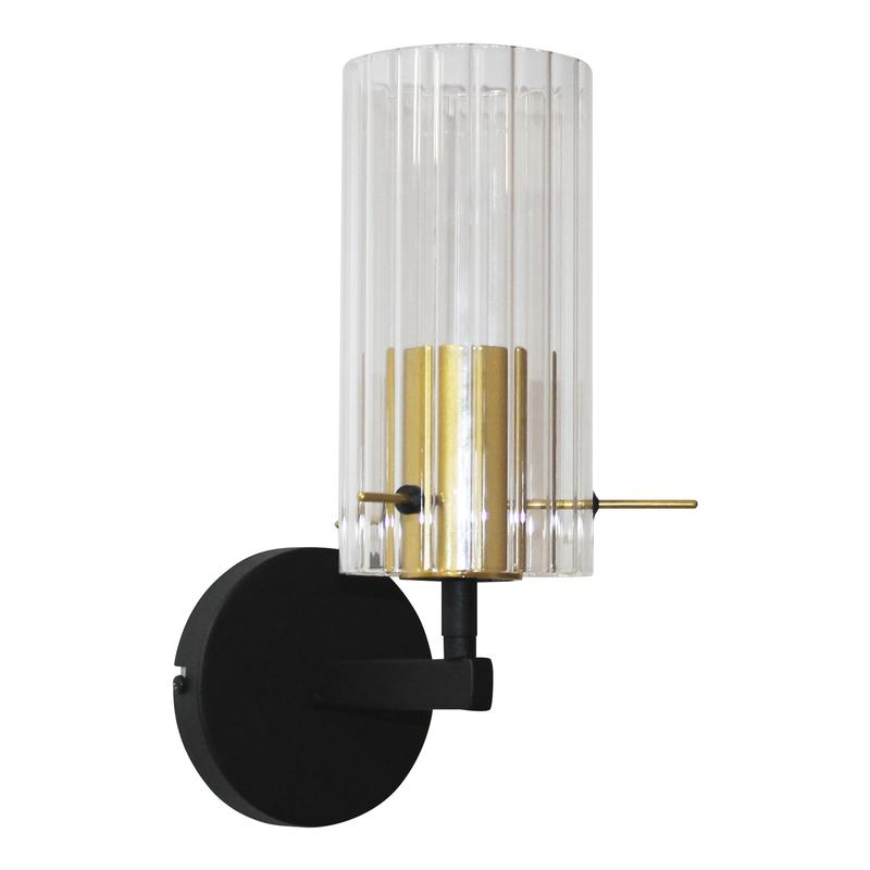 Светильник "Эсми" 511 (плафон 0015) НББ 01-60-180 Е27 (ИМ) настенный черн. зол. Элетех 1005405251