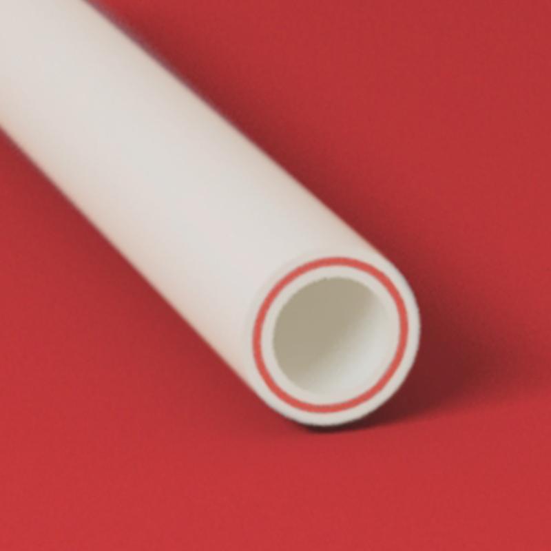 Труба PPR 40х6.7 PN25 стекловолокно сер. (дл.4м) RTP 10903