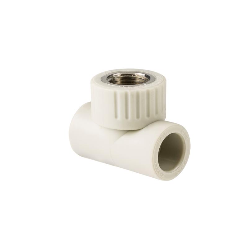 Тройник комбинированный PPR внутр. резьба 25х3/4 сер. RTP 10988