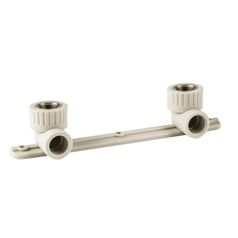 Угольник комбинированный под смеситель PPR внутр. резьба 25х1/2 сер. RTP 11047