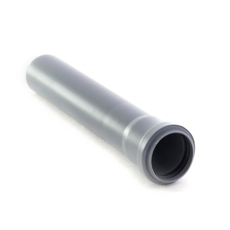 Труба ВК ПП 110х2.2 ПИАРКОМ сер. (дл.1.5м) RTP 11175