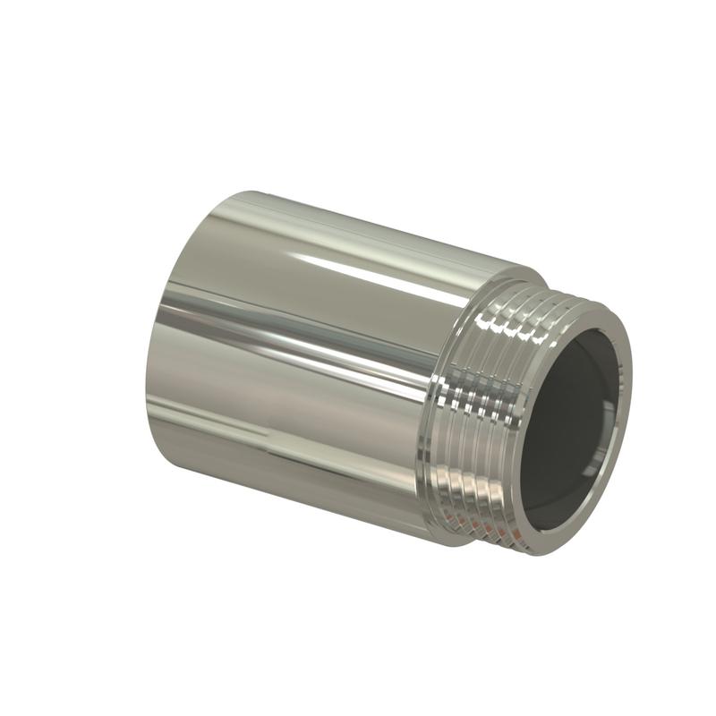 Удлинитель латунь 25х1/2дюйм L25 хром. RTP 25213