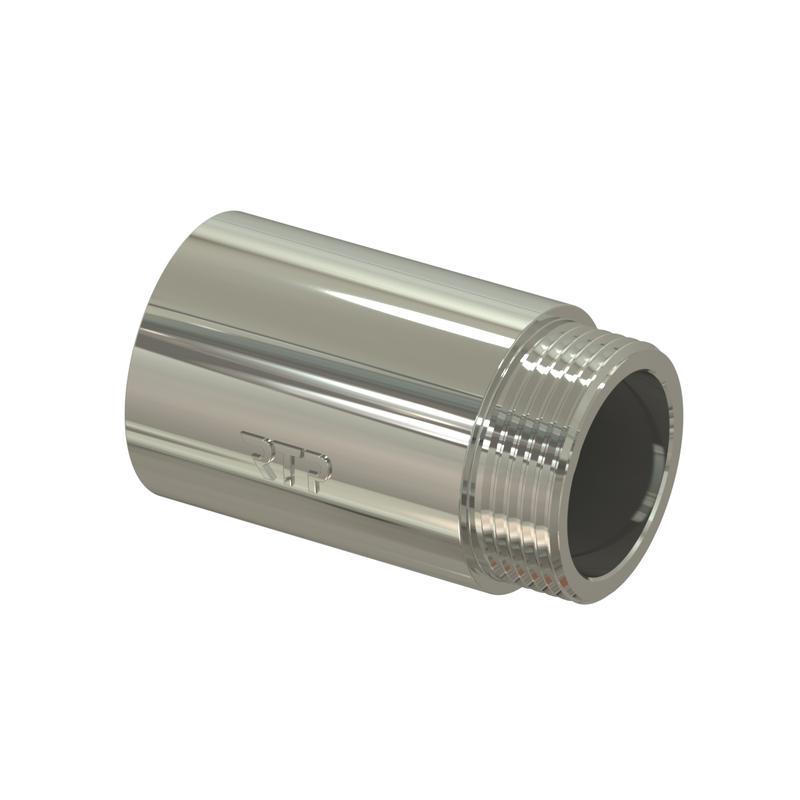 Удлинитель для смесителя латунь 3/4дюйм L375 хром. RTP 27680