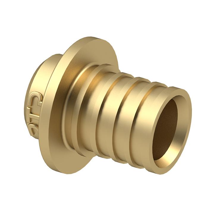 Заглушка аксиальная латунь 16 желт. RTP 28316