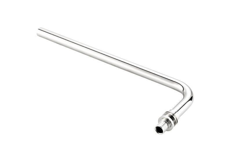 Трубка приборная Г-образная аксиальная латунь 16х1000 хром. RTP 29385