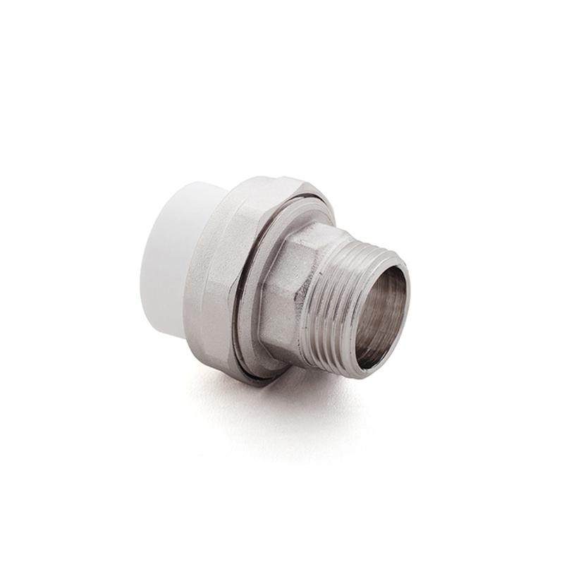 Муфта комбинированная разъемная "Американка" PPR наружн. резьба 90х3 бел. RTP 30110