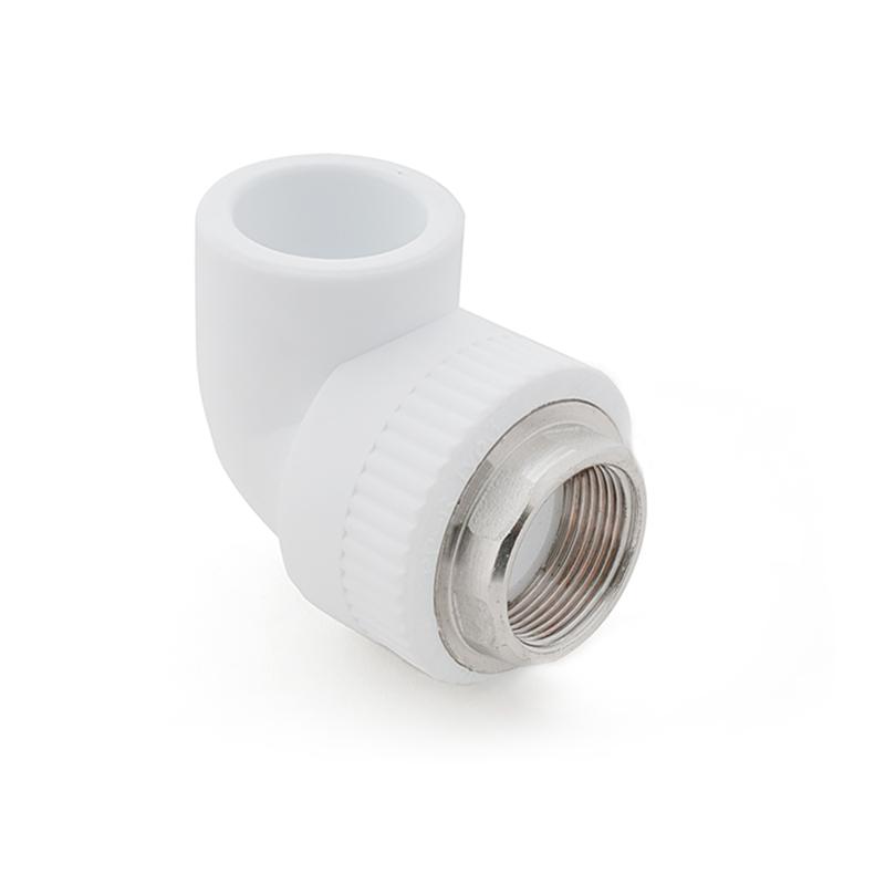 Угольник комбинированный под ключ PPR внутр. резьба 40х1 1/4 бел. RTP 31114