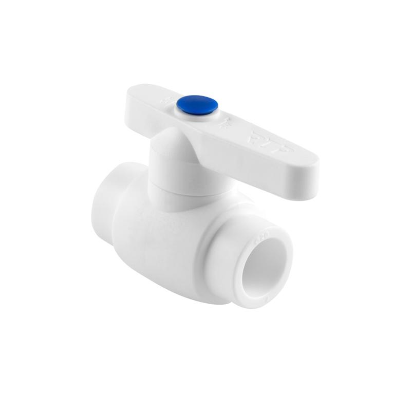 Кран шаровой полн. проход PPR 90 бел. RTP 32976