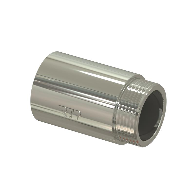 Удлинитель для смесителя латунь 3/4дюйм L375 хром. (инд. упак.) RTP 34940