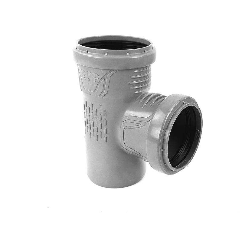 Тройник ВК ПП 75/75х87 сер. RTP 35374