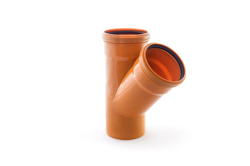 Тройник НК ПП 160/110х45 рыж. RTP 36510