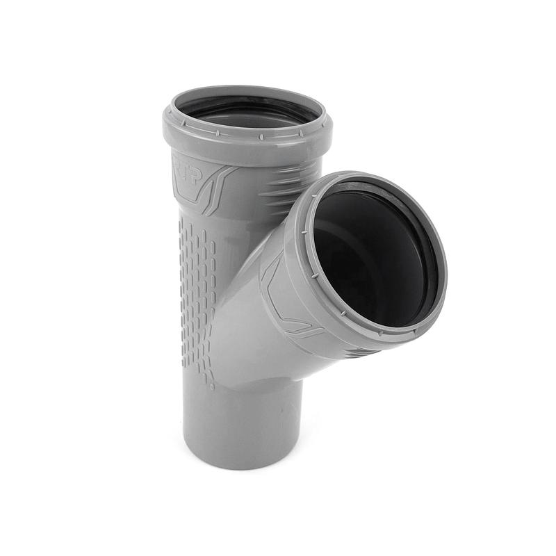 Тройник ВК ПП 75/50х45 сер. RTP 36526