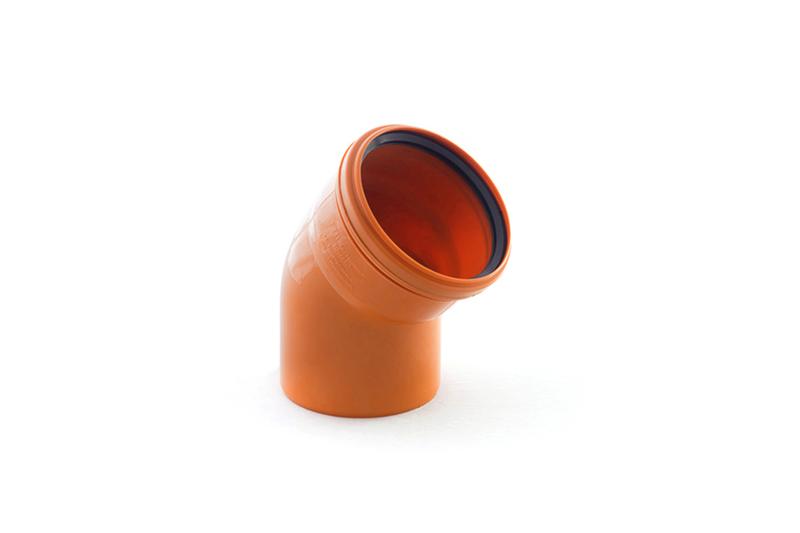 Отвод НК ПП 160х45 рыж. RTP 36652