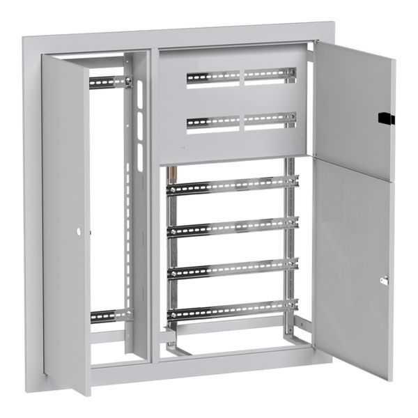 Щит этажный до 8кв. без окна слаботочка слева (1000х950х150) Basic EKF mb28-v-boz