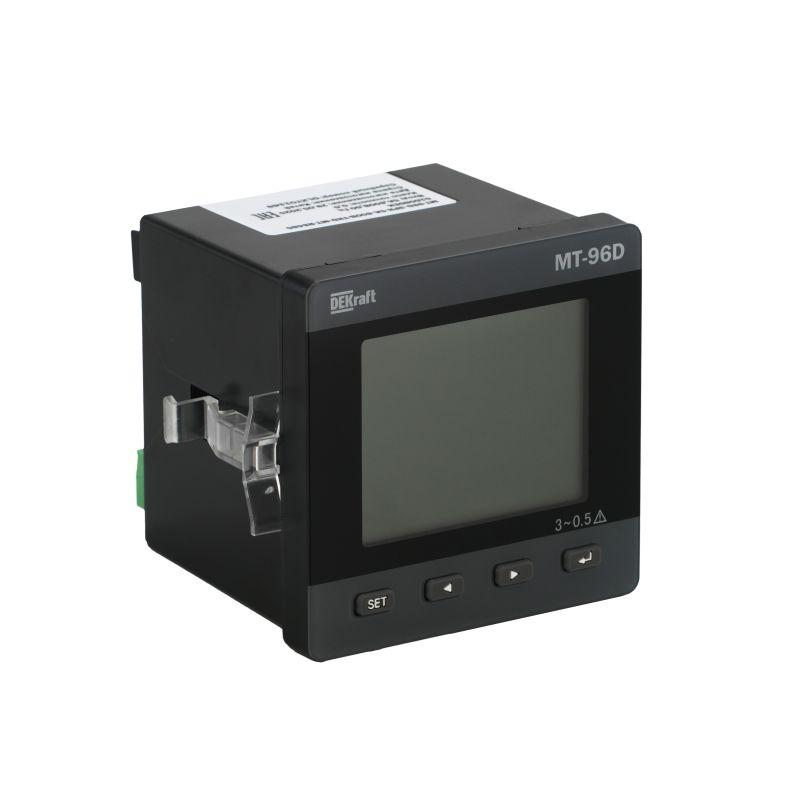 Мультиметр 96х96мм 3ф вход 600В 5А THD+multi-tariff RS485+DO МТ-96D DEKraft 51509DEK