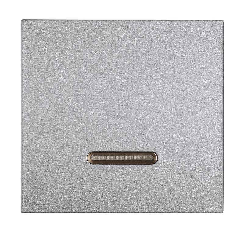 Клавиша выключателя 1-кл. с подсветкой серебр. Cellia Makel 2251717