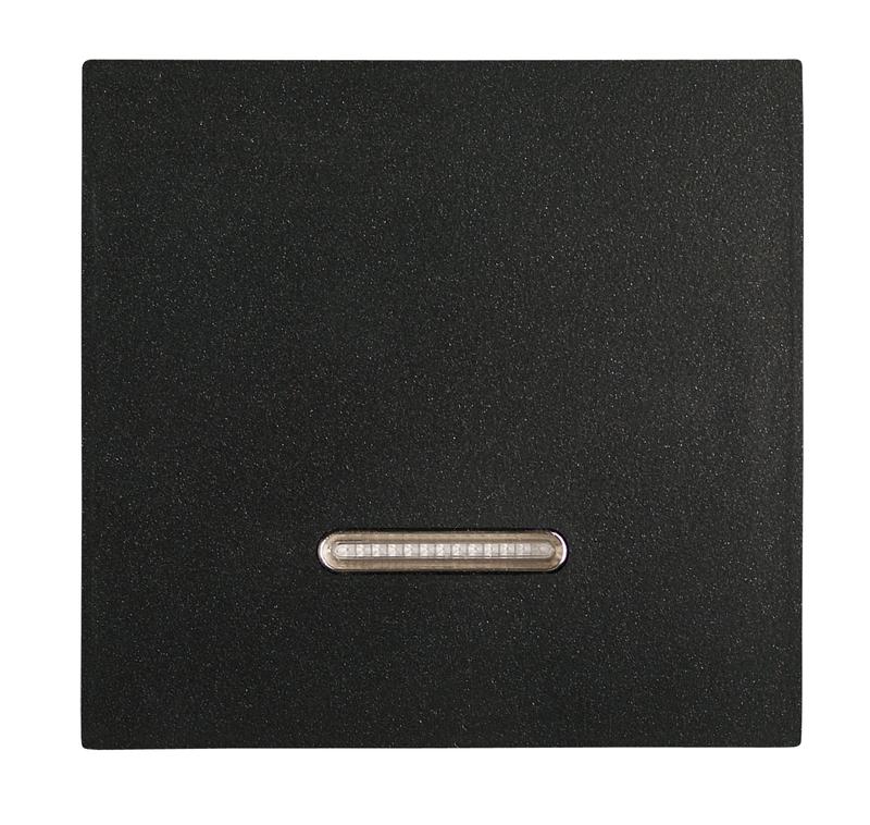 Клавиша проходного выключателя 1-кл. с подсветкой черн. Cellia Makel 2254721