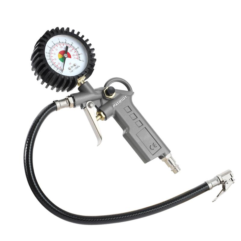 Пистолет для накачки шин GN 60D 400л/мин шланг 400мм манометр 63мм давл.: 10 бар быстросъем. PATRIOT 830901020