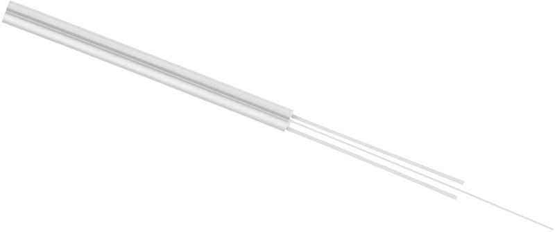 Кабель волоконно-оптический 9/125 одномод. 1 волокно усилен двумя стеклопрутками FTTH (fiber to the home) внтур./внешн. -40-+60град.C LSZH белый Cabeus 11067c