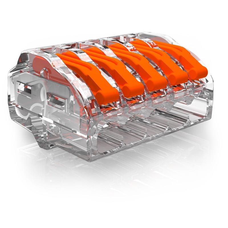 Клемма универсальная 5х2.5кв.мм с зажимом (222-415) OBO 2054458_V1