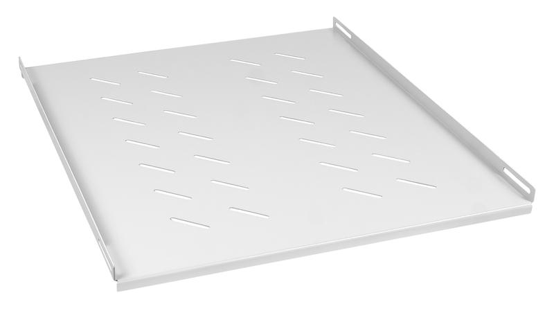 Полка 19дюйм перфорированная SH-J018-FC-800m-100KG глубиной 600мм для напольных шкафов глубиной 800мм усиленная до 100кг Cabeus 7860c