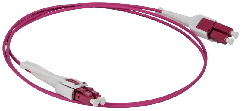 Патч-корд оптический OM4 LC/UPC-LC/UPC Duplex uniboot 2м ITK FPC5004-LCUU-LCUU-C2L-2M