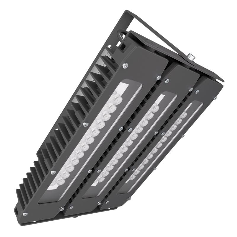 Прожектор светодиодный LAD LED R700-3-PC-10-750-D36-255L1 PROM 255Вт IP67 5000К 230В CRI70 КСС типа "К" крепление на лире ЛАДзавод LADR73PC10750D36255L1PROM