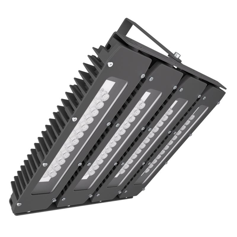 Прожектор светодиодный LAD LED R700-4-PC-30-750-D48-400L1 ST 400Вт IP67 5000К 230В CRI70 КСС типа "Г" крепление на лире ЛАДзавод LADR74PC30750D48400L1ST
