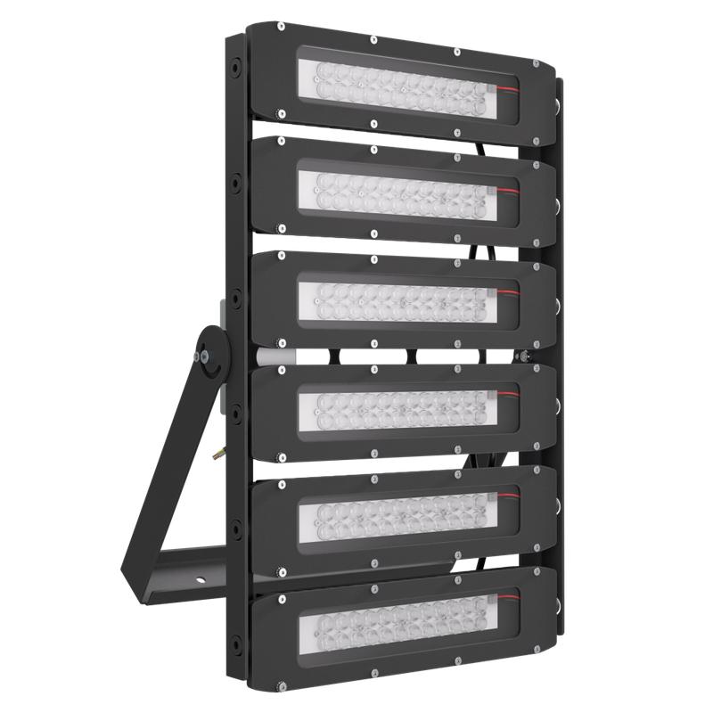 Прожектор светодиодный LAD LED R700-6-PC-30-750-D48-600L1 ST 600Вт IP67 5000К 230В CRI70 КСС типа "Г" крепление на лире ЛАДзавод LADR76PC30750D48600L1ST