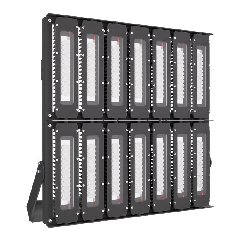 Прожектор светодиодный LAD LED R700-14-PC-10-750-D48-1400L1 ST 1400Вт IP67 5000К 230В CRI70 КСС типа "К" крепление на лире ЛАДзавод LADR714PC10750D481400L1ST