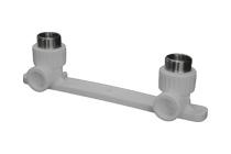 Комплект настенный для смесителя 25х3/4дюйм н.р. (12/3) сер. VALFEX 10124125Г