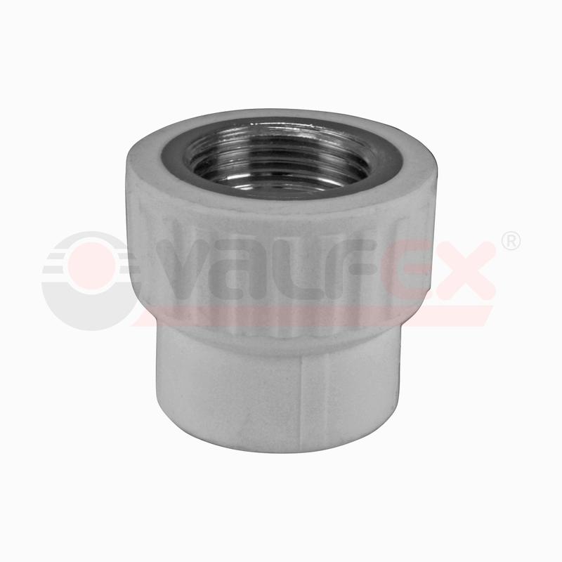 Муфта переходная с внутренней резьбой 25х3/4дюйм (100/25) сер. VALFEX 10129025Г