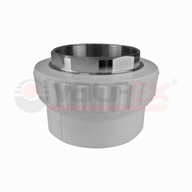 Муфта переходная с внутренней резьбой 40х1 1/4дюйм под ключ (25/5) сер. VALFEX 10134040Г