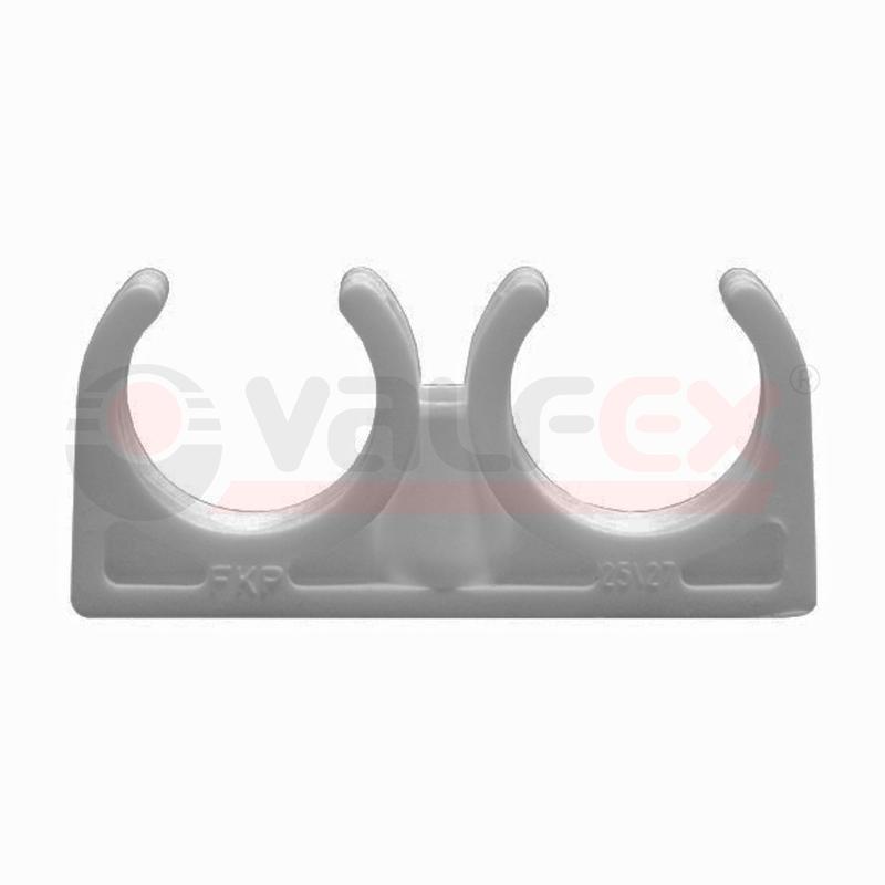 Опора двойная 25/27 (400/100) сер. VALFEX 10161025Г