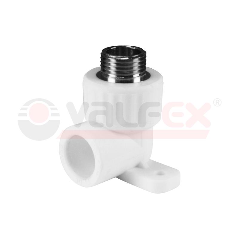 Угол с наружной резьбой (простое крепление) 20х3/4дюйм (45/15) VALFEX 10121120