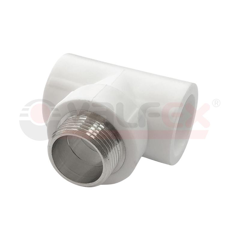 Тройник переходной с наружной резьбой 25х3/4дюймх25 PRO (45/15) VALFEX 10128025-PRO