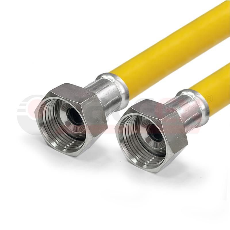 Подводка гибкая для газа ПВХ с полиэфирной нитью 3/4дюйм г/г 1.0м (60) VALFEX 20341110