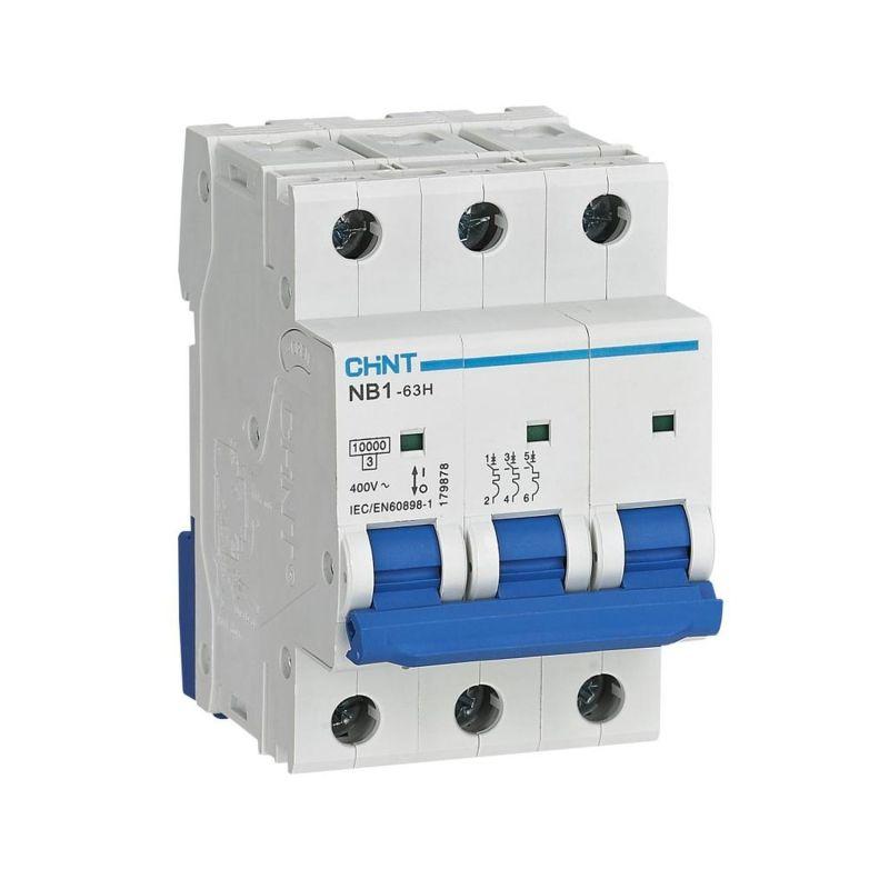 Выключатель автоматический модульный 3п B 13А 10кА NB1-63H (R) CHINT 179853