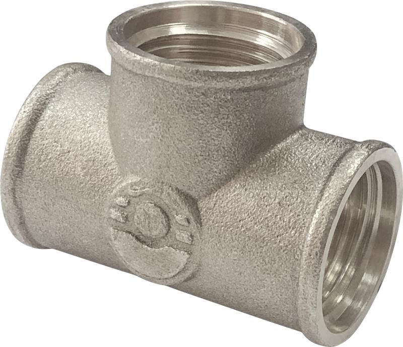 Тройник никелированныйВР-ВР-ВР 1 1/2дюйм (10/5) К VALFEX VF.130.N.112