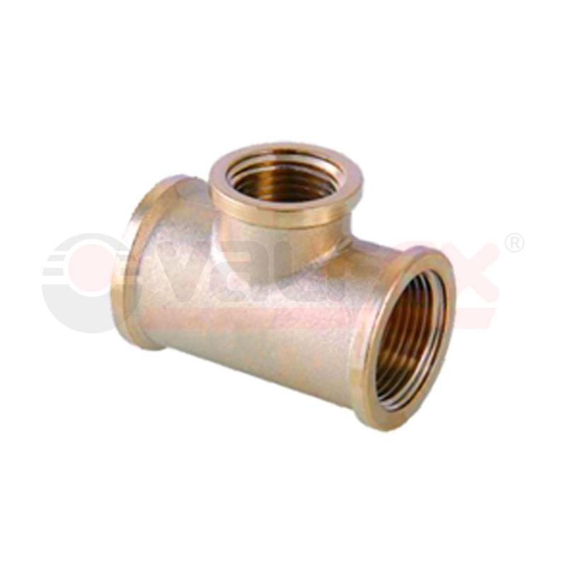 Тройник переходной ВР 3/4дюймх1/2дюймх3/4дюйм (60/10) VALFEX VF.750.L.034.012.034