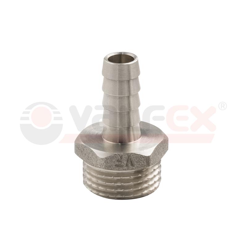 Штуцер для шланга с внутренней резьбой ВР 1/2дюймх12 никелированный (280/10) К VALFEX VF.654.N.012.12