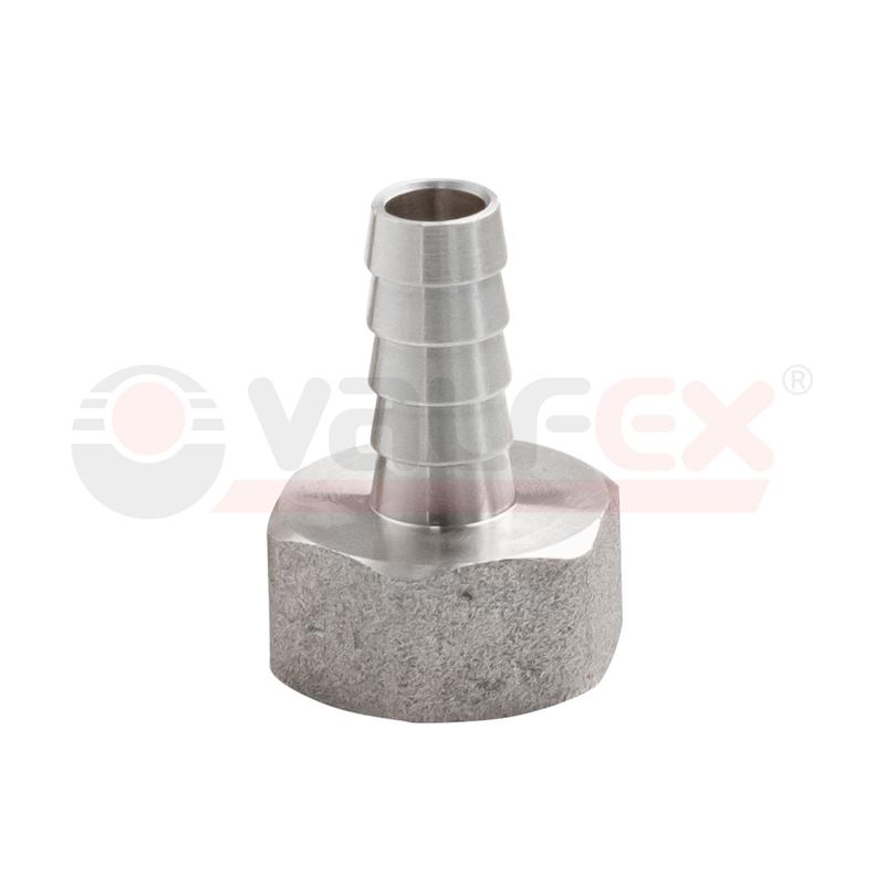 Штуцер для шланга с наружной резьбой НР 1/2дюймх12 никелированный (280/10) К VALFEX VF.650.N.012.12