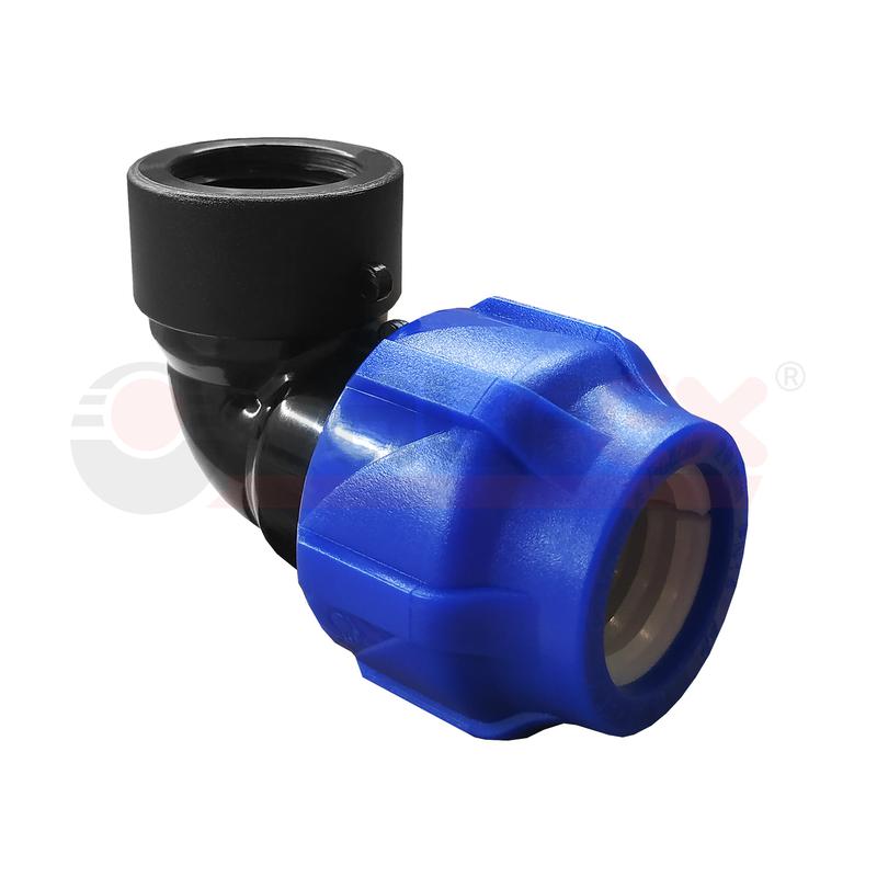 Отвод компрессионный с внутренней резьбой 25х1/2дюйм (120/30) VALFEX 1210012325012