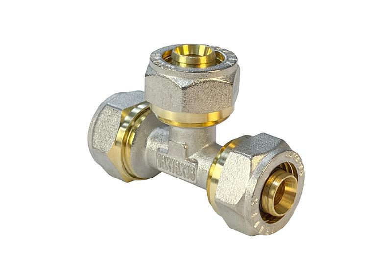 Тройник обжимной переходной 20х20х16дюйм (90/5) VALFEX VF.331.N.202016