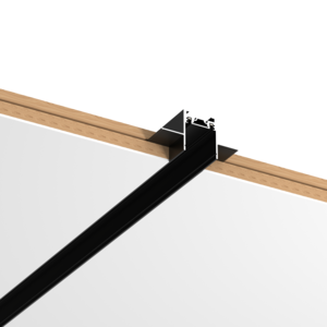 Шинопровод магнитный встраиваемый в гипсокартон для магнитной системы Galakti 1.5м черн. VARTON V4-R7-09.RG23.TRK-0015