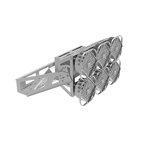 Прожектор светодиодный AirQub Sport 420Вт 4000К 10град. диммер DALI VARTON V1-P1-702X3-04D27-6542040