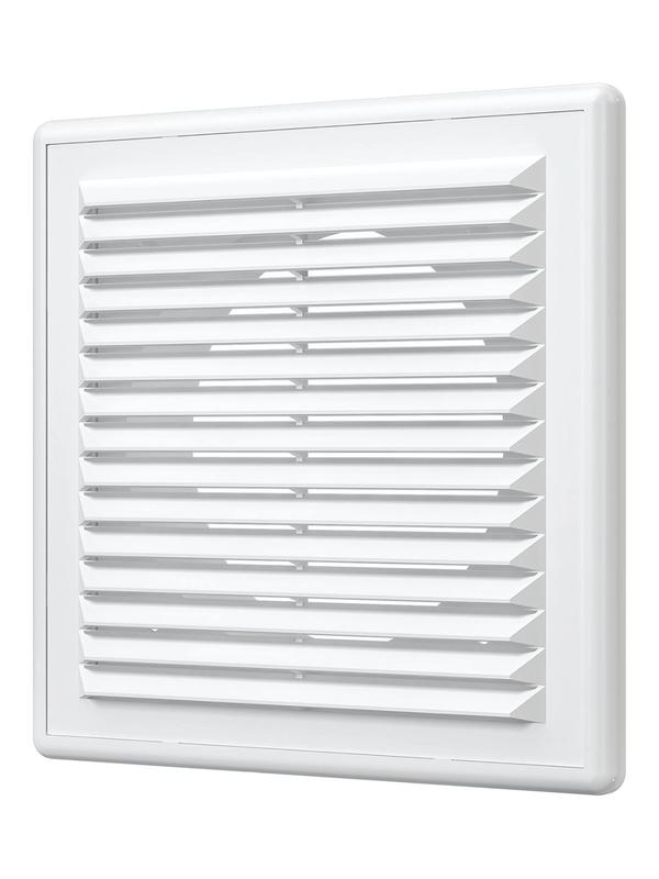 Решетка вентиляционная RF фланец d100 разъемная 150х150 пластик ERA 1515R10F