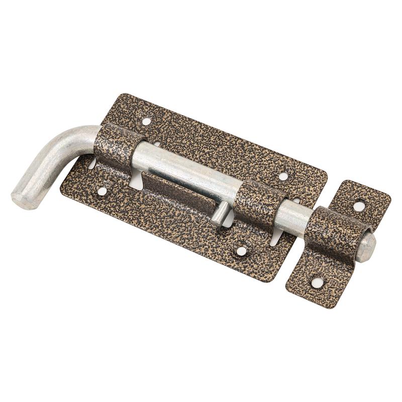 Засов ЗД-03 антик бронза круглый Г-образный Секрет Киров 2 833