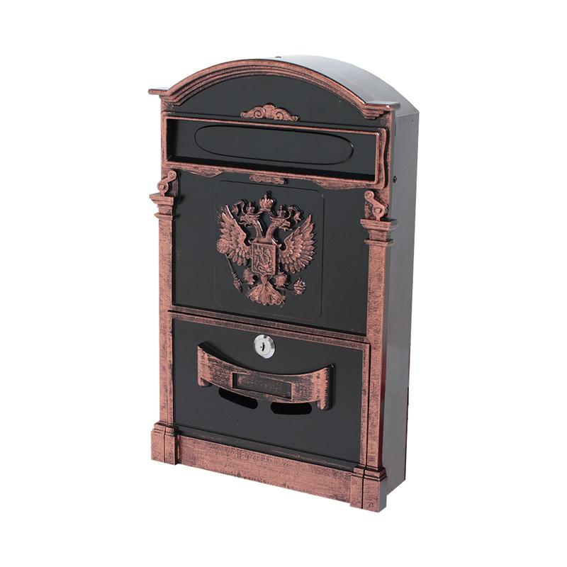 Ящик почтовый №4011В "Герб" старая медь Аллюр 15 691