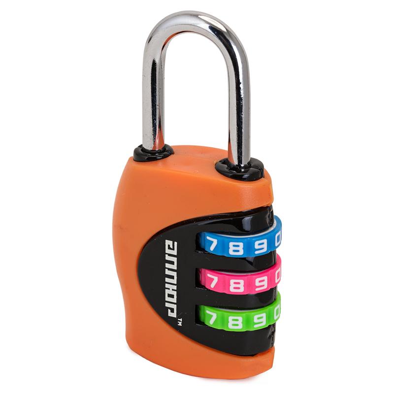 Замок навесной ВС1К-27/4 (F5) кодовый d4мм оранж. Аллюр 10 159